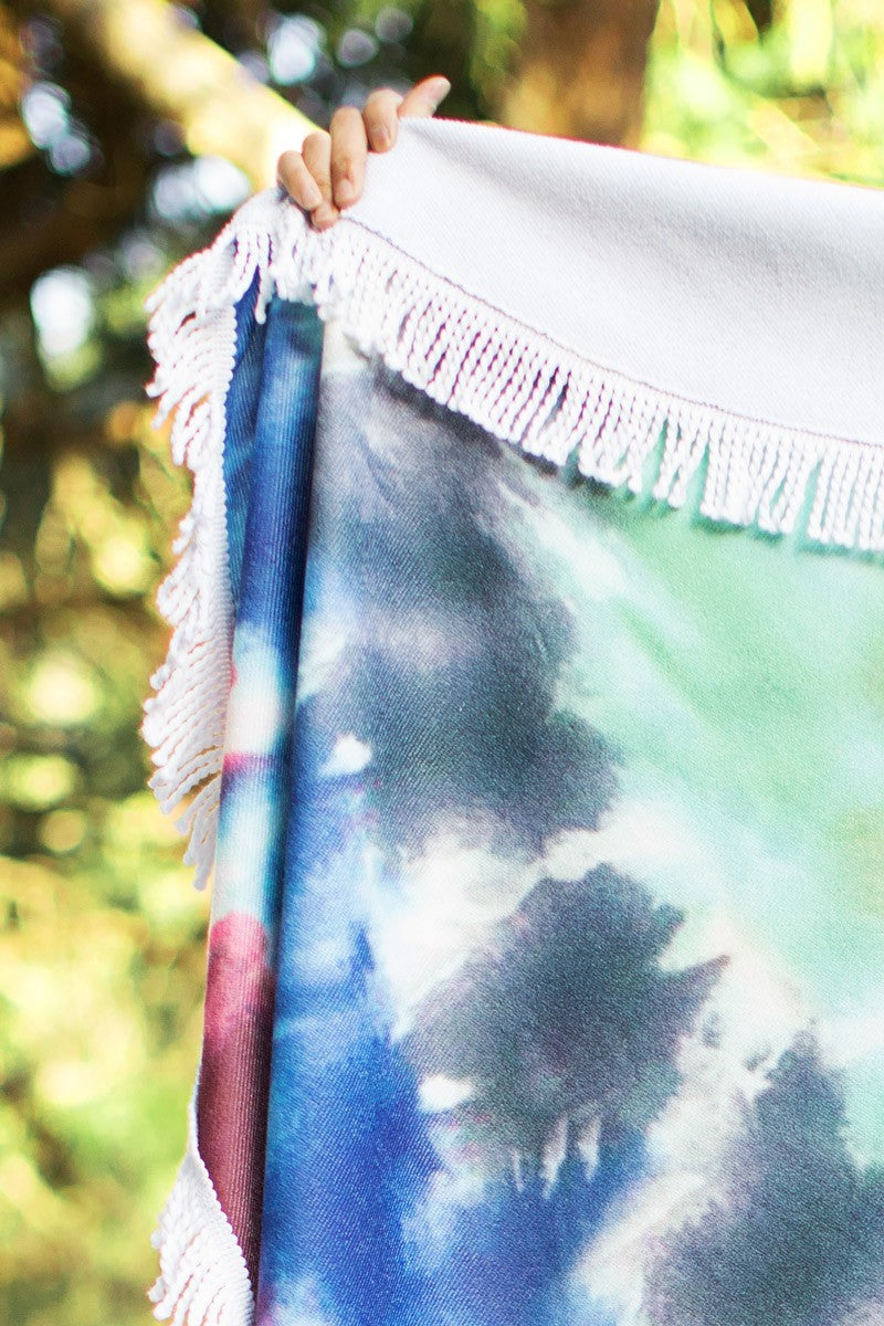 Santa Monica Tie-Dye Towel: Santa Monica / OS