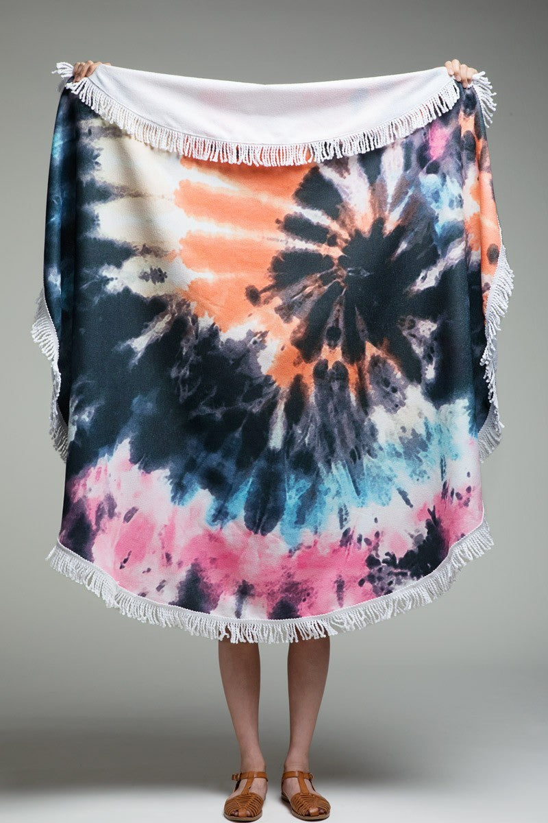California Tie-Dye Towel: California / OS