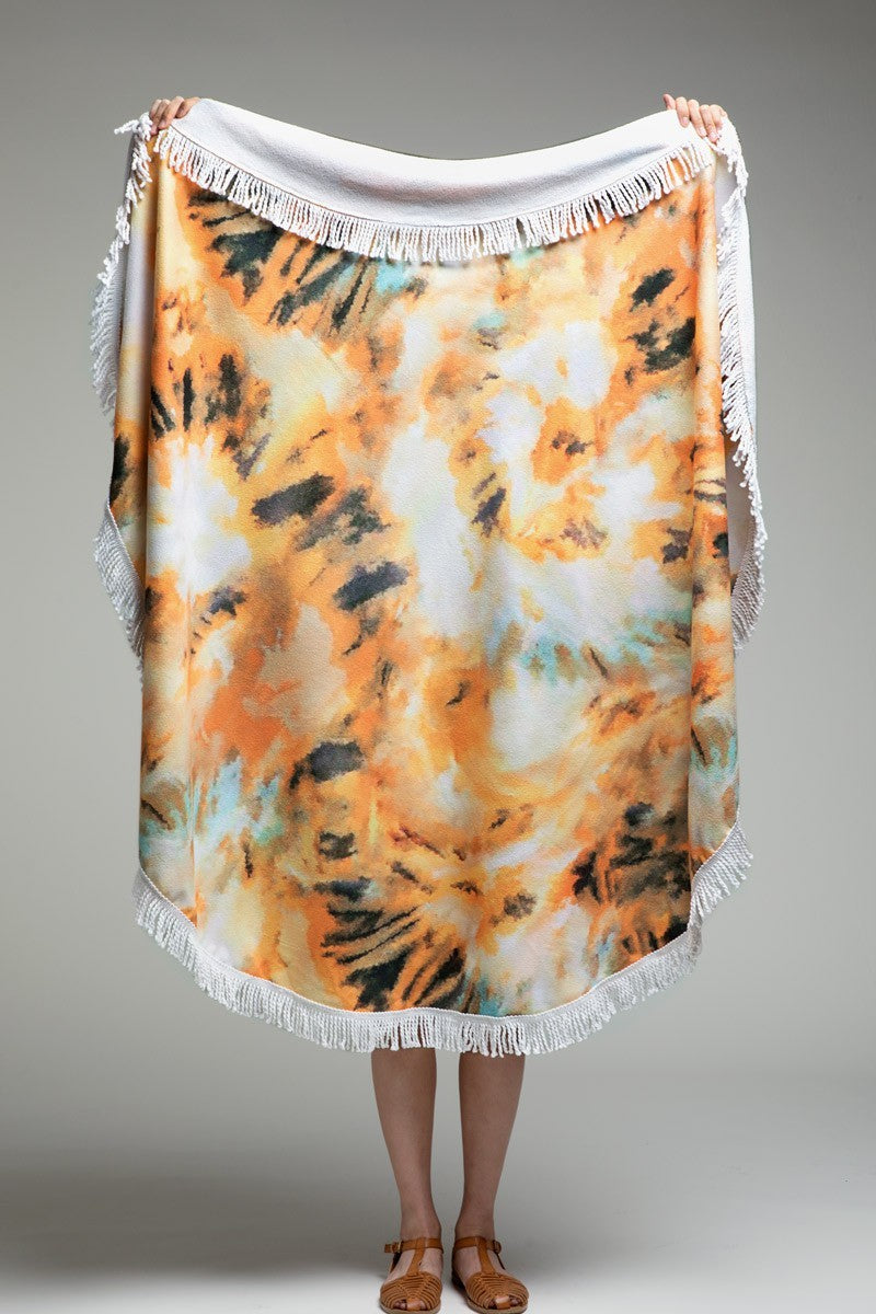 Rustic Aurora Tie-Dye Towel: Rustic Aurora / OS