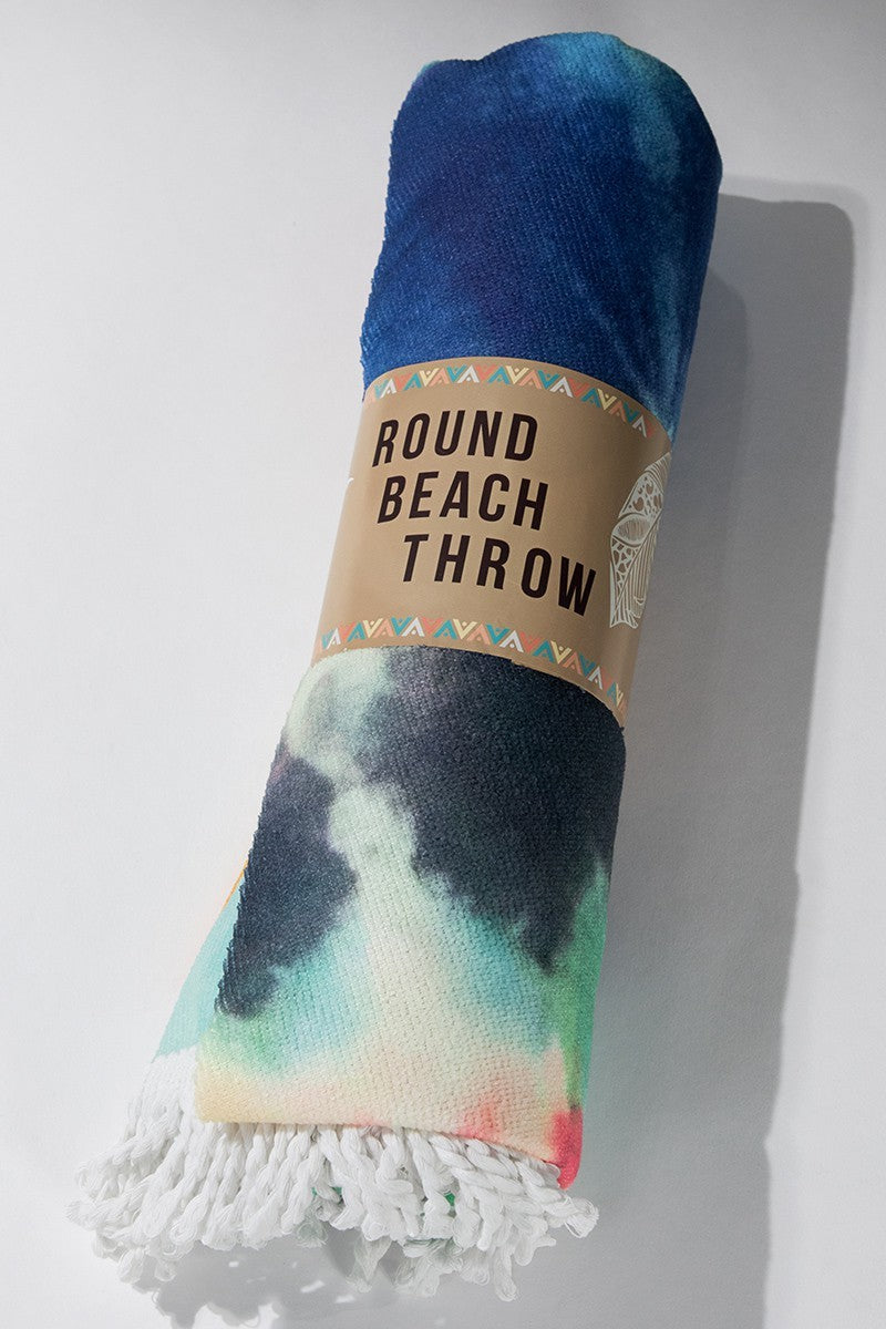 Santa Monica Tie-Dye Towel: Santa Monica / OS