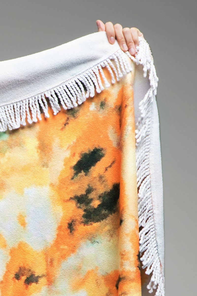 Rustic Aurora Tie-Dye Towel: Rustic Aurora / OS