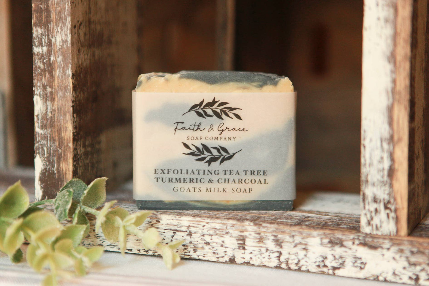 Tea Tree, Turmeric, Charcoal & Goats Milk Detox Artisan Soap