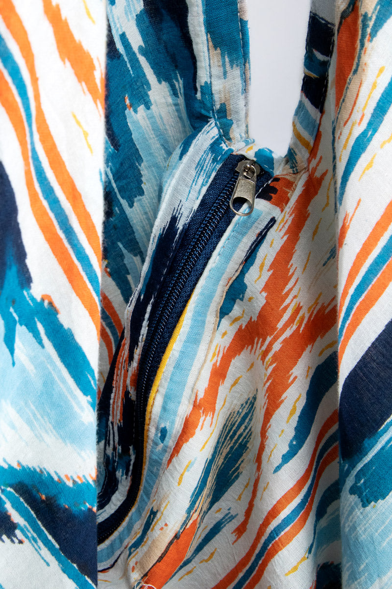 Handcrafted Ocean Breeze Boho Bag: Ocean Breeze / OS