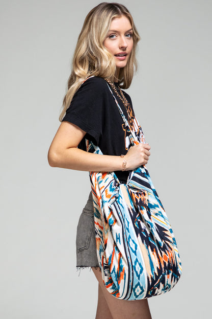 Handcrafted Ocean Breeze Boho Bag: Ocean Breeze / OS