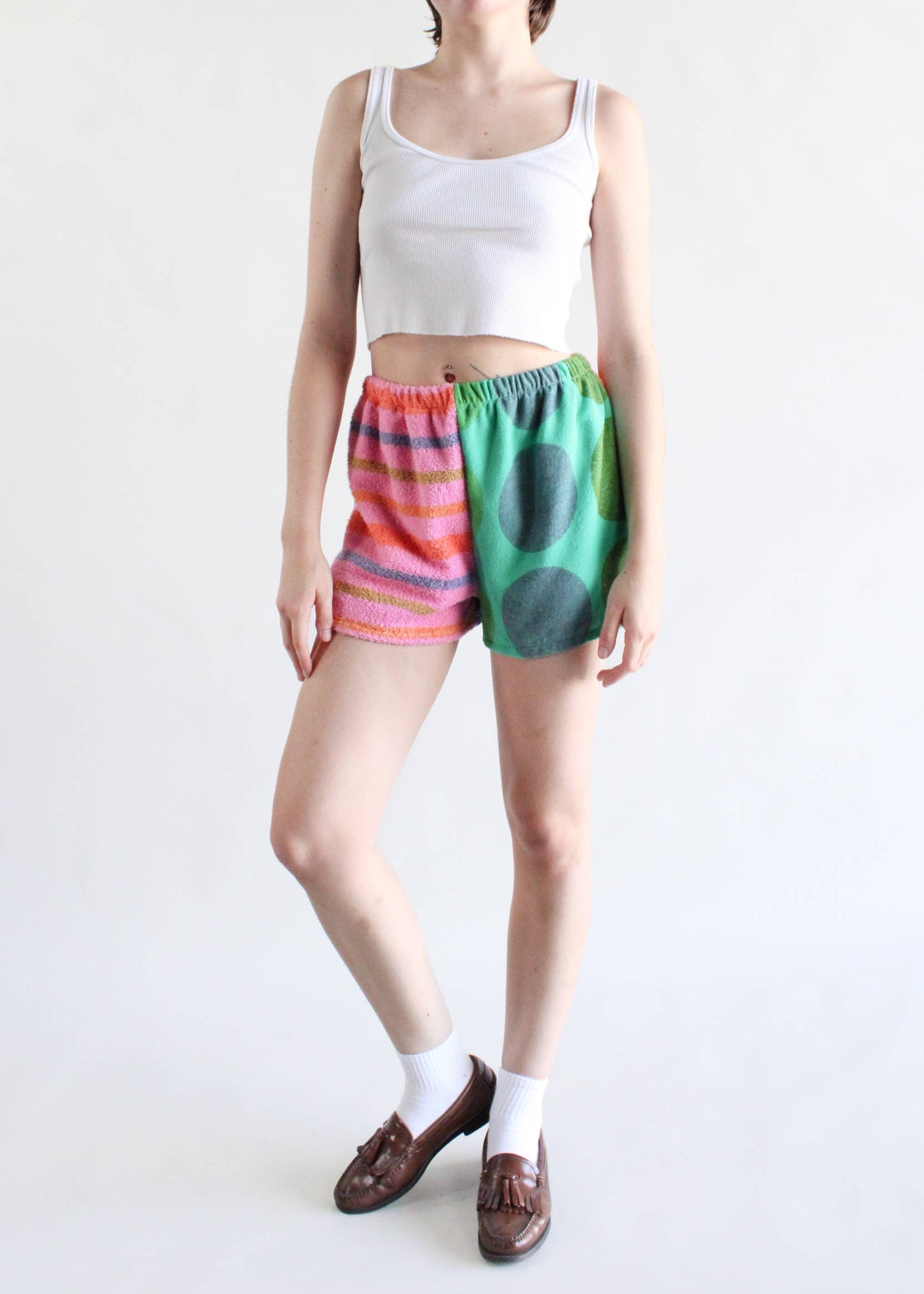Over Dyed Towel Shorts