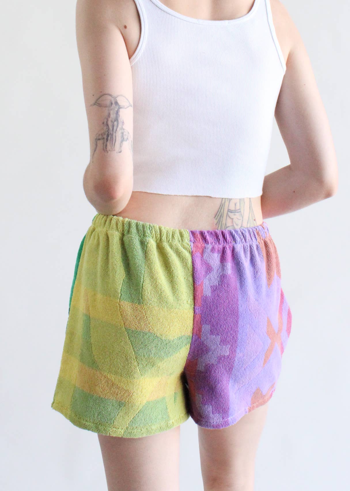 Over Dyed Towel Shorts