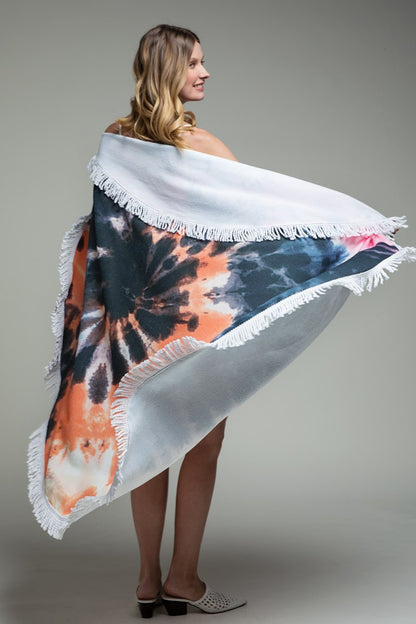 California Tie-Dye Towel: California / OS