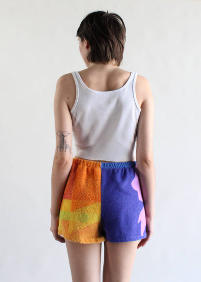 Over Dyed Towel Shorts