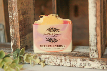Citrus Energy Artisan Soap