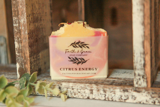 Citrus Energy Artisan Soap