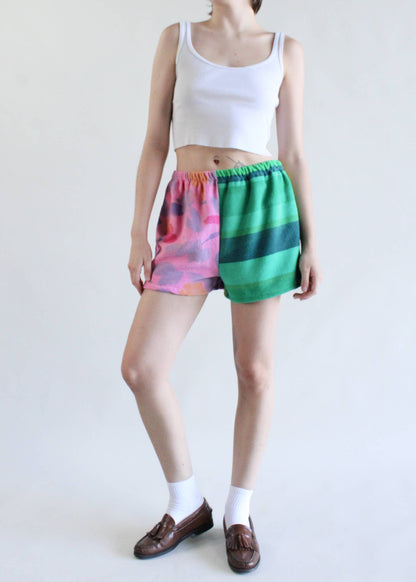 Over Dyed Towel Shorts