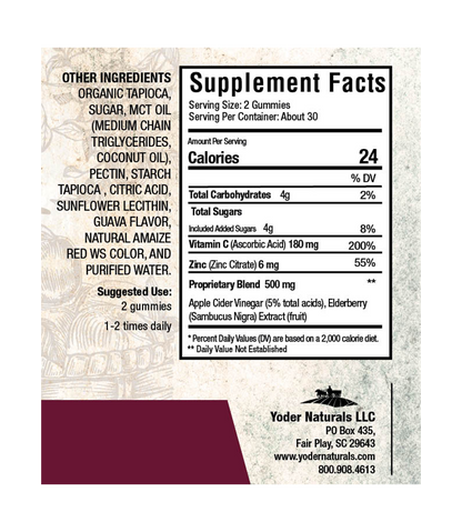 Yoder's Good Health Recipe Gummies
