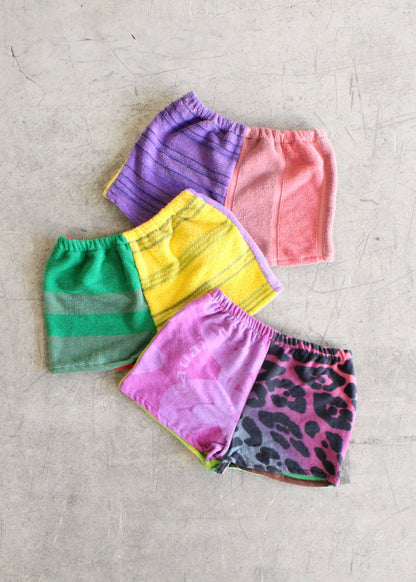 Over Dyed Towel Shorts